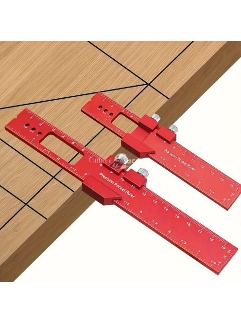 Precíziós alumíniumötvözet T-alakú vonalzó