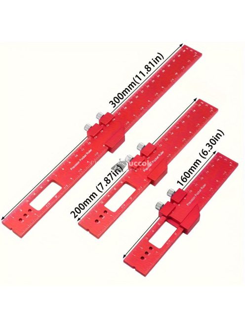 Precíziós alumíniumötvözet T-alakú vonalzó