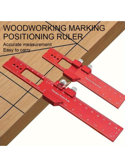 Precíziós alumíniumötvözet T-alakú vonalzó