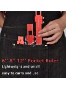 Precíziós alumíniumötvözet T-alakú vonalzó