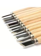 12 db-os professzionális fafaragó véső kéziszerszám készlet