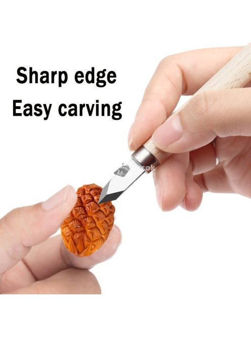 12 db-os professzionális fafaragó véső kéziszerszám készlet