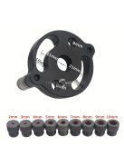 Függőleges fúrójelölő