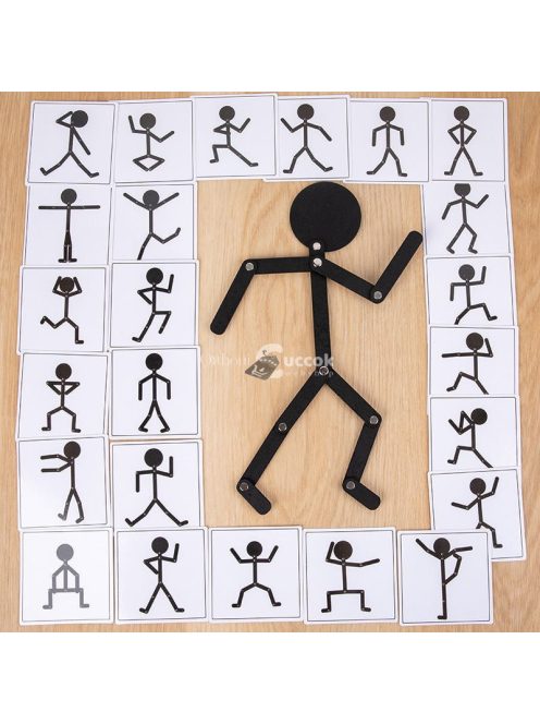 24 db-os Montessori kreatív párosító kirakósjáték