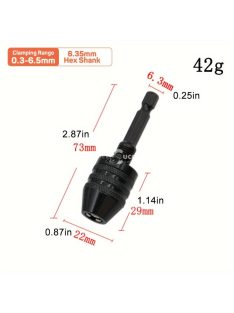 Gyorsan Cserélhető Hatszögletű Fogantyú