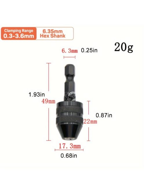 Gyorsan Cserélhető Hatszögletű Fogantyú