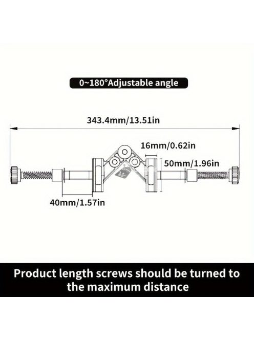 Állítható Kialakítású Sokoldalú Alumínium Ötvözet Szögcsipesz