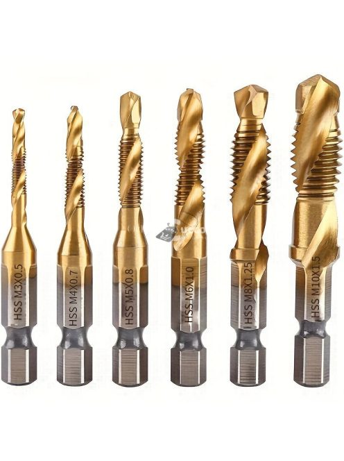 6 darabos titán fúrószár készlet