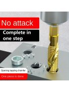 Hatlapfejű kombinált fúró és menetfúró készlet