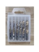 Hatlapfejű kombinált fúró és menetfúró készlet