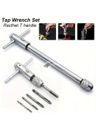 Menetfúró Kulcs, Állítható Racsnis Fogantyúval