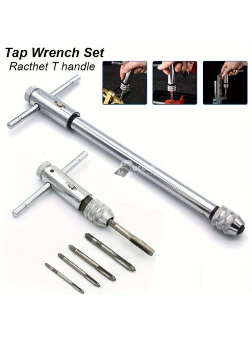 Menetfúró Kulcs, Állítható Racsnis Fogantyúval