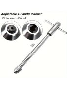 Menetfúró Kulcs, Állítható Racsnis Fogantyúval