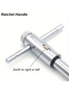 Menetfúró Kulcs, Állítható Racsnis Fogantyúval