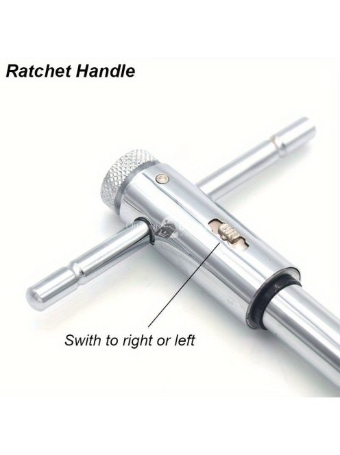 Menetfúró Kulcs, Állítható Racsnis Fogantyúval