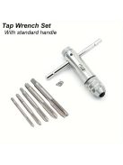 Menetfúró Kulcs, Állítható Racsnis Fogantyúval