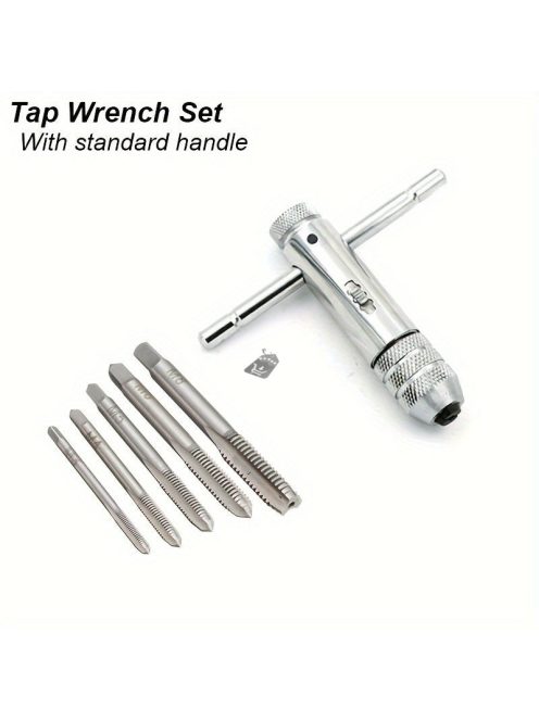 Menetfúró Kulcs, Állítható Racsnis Fogantyúval