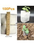 100 db 8x10 cm-es biológiailag lebomló magnevelő tasak