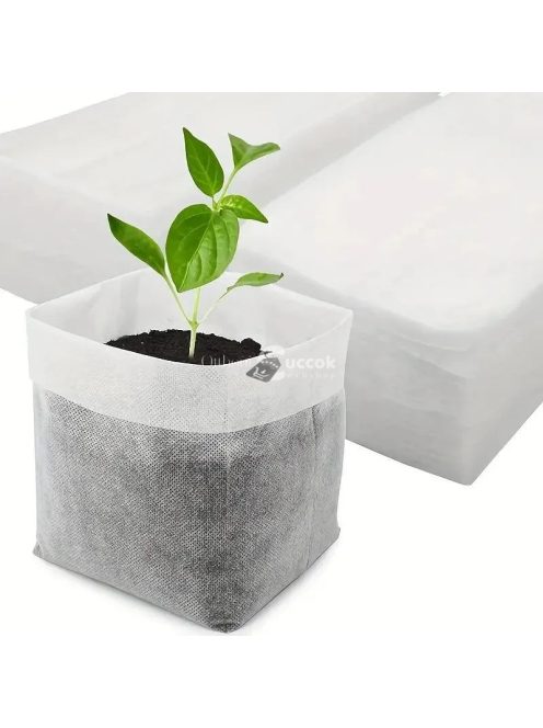 100 db 8x10 cm-es biológiailag lebomló magnevelő tasak