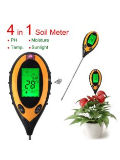 4 az 1-ben talaj pH-mérő és elemző
