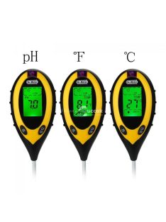 4 az 1-ben talaj pH-mérő és elemző