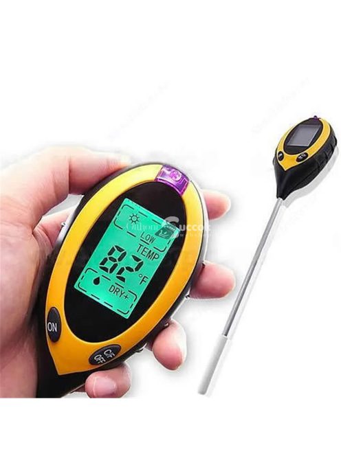 4 az 1-ben talaj pH-mérő és elemző