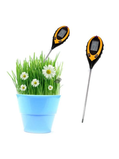 4 az 1-ben talaj pH-mérő és elemző