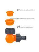 Kerti tömlőcsatlakozó – csapadapter 1/2 hüvelykes tömlődobhoz