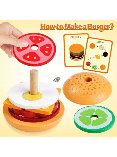 Montessori szendvics készítő játék