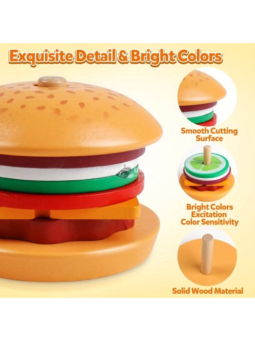 Montessori szendvics készítő játék