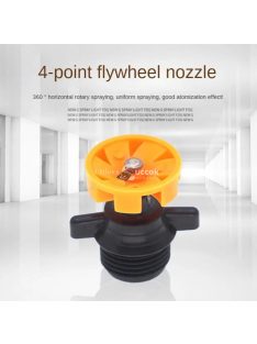 Külső menetes, automata forgó 360 fokos öntözőfej