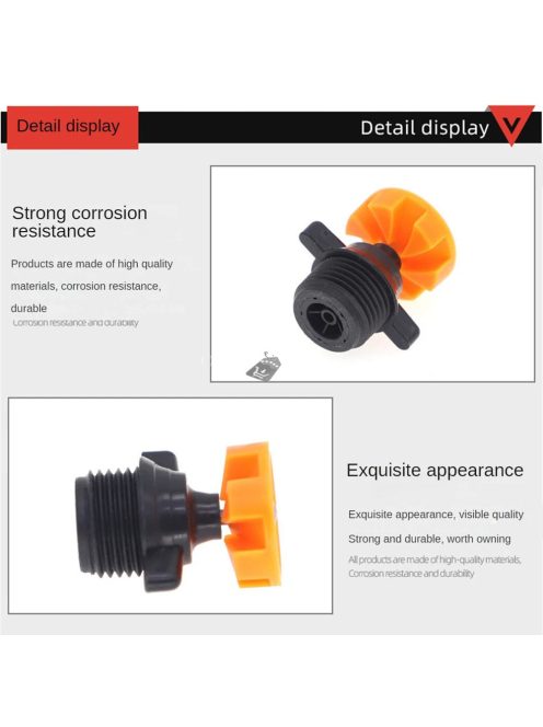 Külső menetes, automata forgó 360 fokos öntözőfej