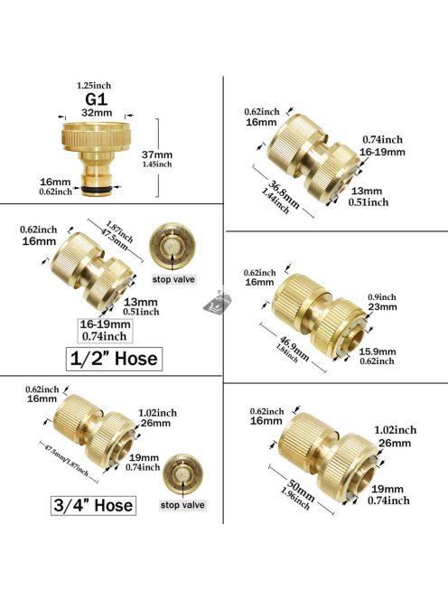 réz csap gyorscsatlakozó