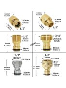 réz csap gyorscsatlakozó