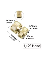 réz csap gyorscsatlakozó