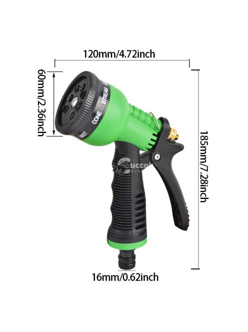 tömlő gyorscsatlakozó és öntözőpisztoly gumi csatlakozó