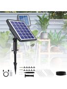 Napelemes öntözőrendszer – automatikus csepegtető öntöző készlet, önöntöző eszköz, 2000 mAh akkumulátorral"