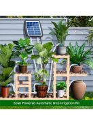 Napelemes öntözőrendszer – automatikus csepegtető öntöző készlet, önöntöző eszköz, 2000 mAh akkumulátorral"