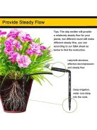 Napelemes öntözőrendszer – automatikus csepegtető öntöző készlet, önöntöző eszköz, 2000 mAh akkumulátorral"