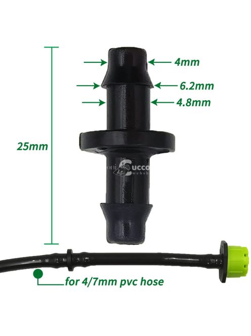 Barbed csatlakozó 1/4'' tömlőhöz