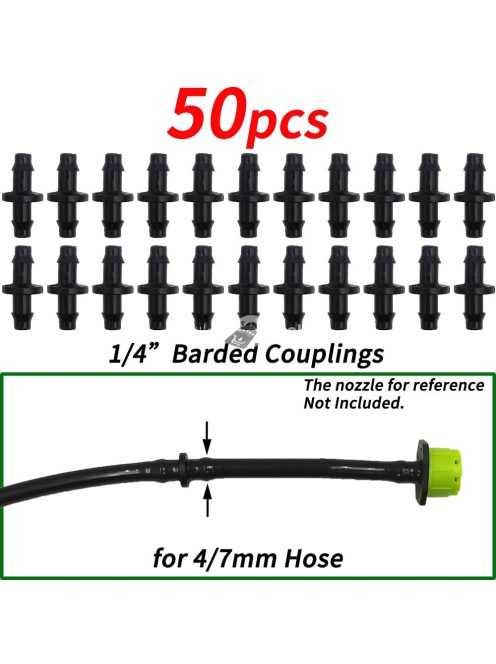 Barbed csatlakozó 1/4'' tömlőhöz