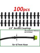 Barbed csatlakozó 1/4'' tömlőhöz