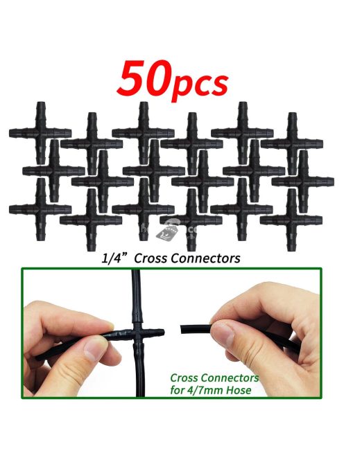 Barbed csatlakozó 1/4'' tömlőhöz