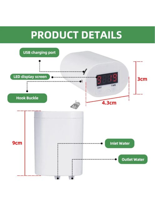 16 fejes automatikus öntöző pumpa vezérlő