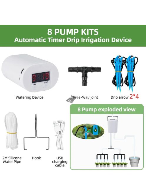 16 fejes automatikus öntöző pumpa vezérlő