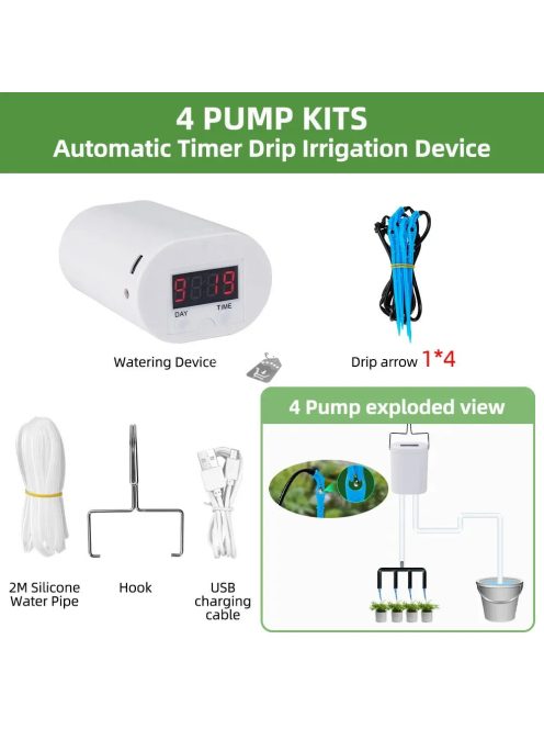 16 fejes automatikus öntöző pumpa vezérlő