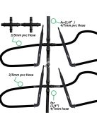 Üvegházi csepegtető öntözőrendszer készlet