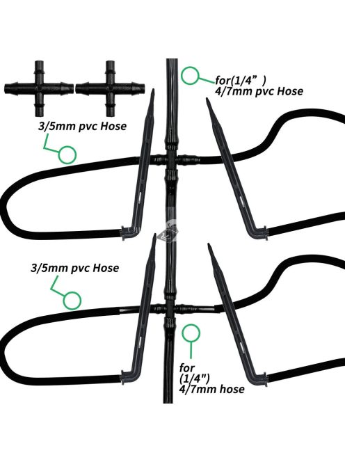 Üvegházi csepegtető öntözőrendszer készlet