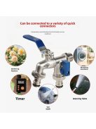 cinkötvözet kerti csap vízelosztó