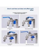 cinkötvözet kerti csap vízelosztó